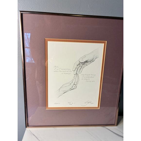 Limited Edition Robert Sexton Legacy Pointillism Art – Signed 416/1000 Framed